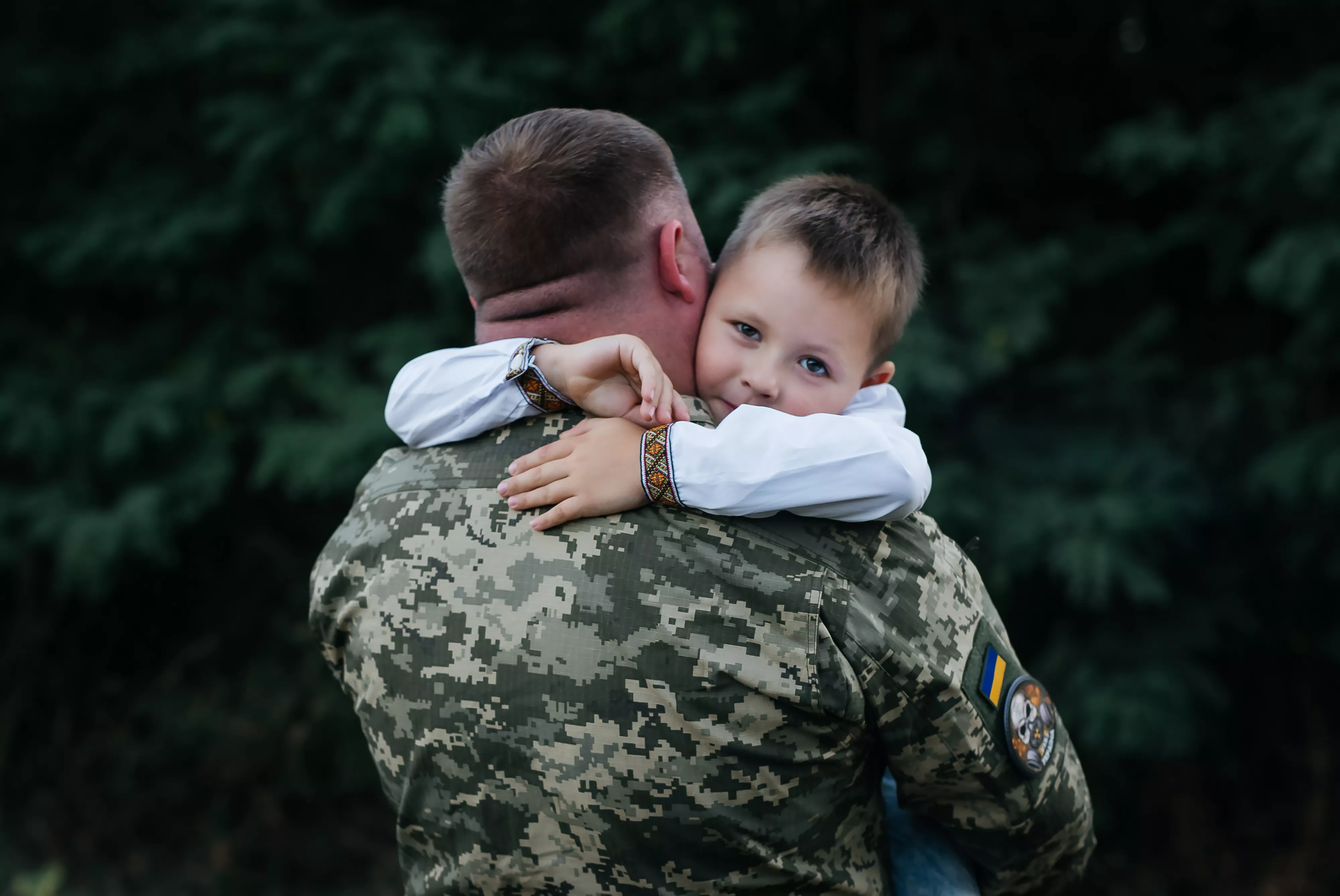 Учасник бойових дій з дитиною